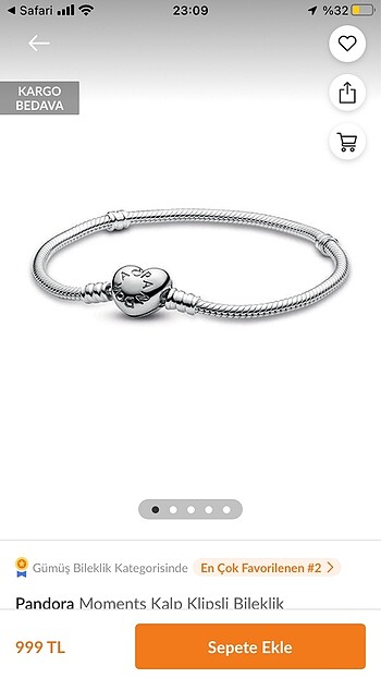 TEMİZ PANDORA BİLEKLİK