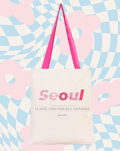 Seoul | Kore Temalı Bez Çanta