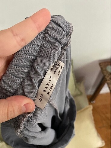 xxl Beden gri Renk Zara Havuç Kesim Pantolon