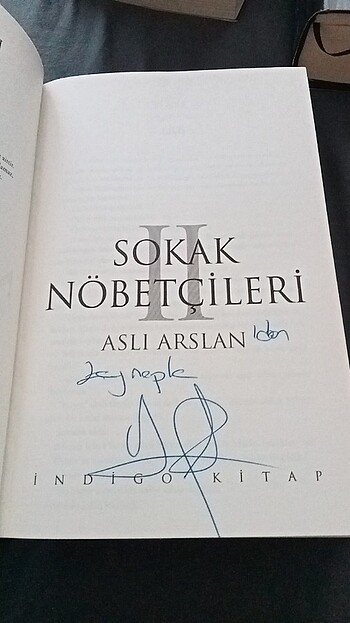  SOKAK NÖBETÇİLERİ 2. KİTAP - ASLI ARSLAN (İMZALI)