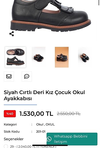 Bebbini Ortopetic Kolej ayakkabısı - Görsel 9