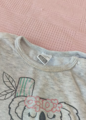 Uzun Kollu Pembe Bebek Kız Kıyafet Seti - Görsel 4