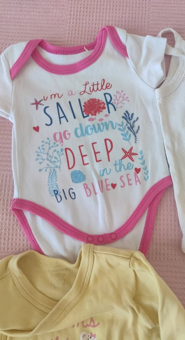 Bebek Kız Uzun Kollu Beyaz Body - Görsel 3