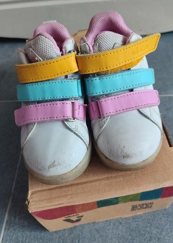 Vicco Kız Çocuk Pembe Cırt Cırtlı Spor Ayakkabı - Görsel 2