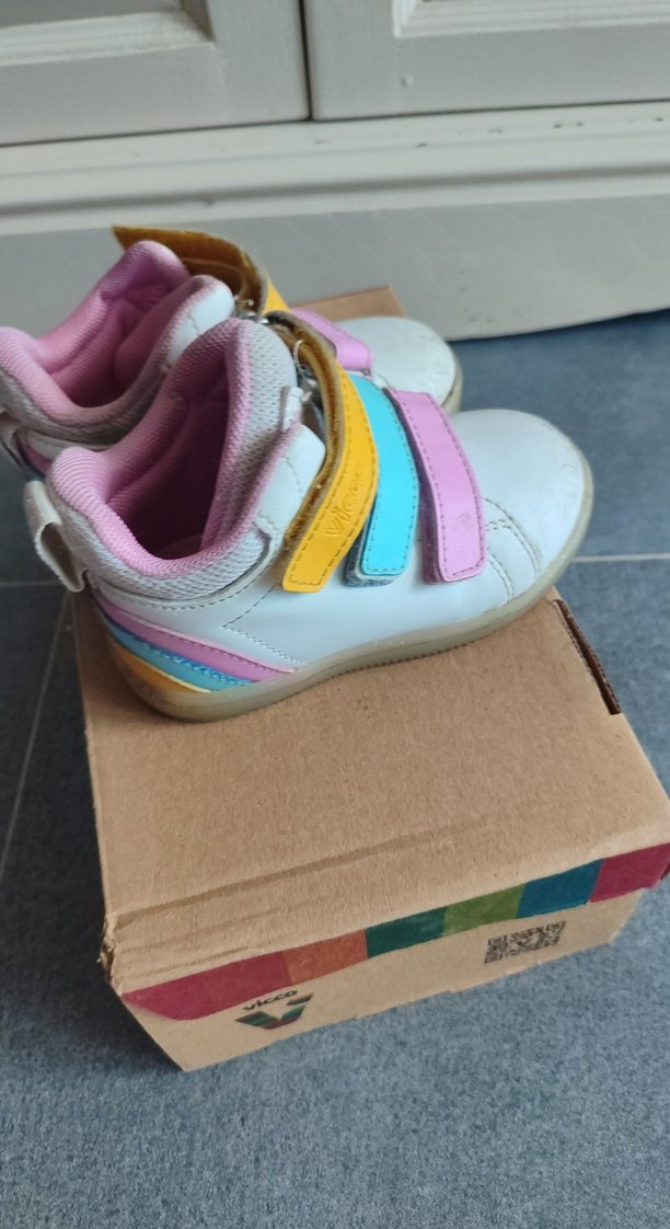 Vicco Kız Çocuk Pembe Cırt Cırtlı Spor Ayakkabı - Görsel 4