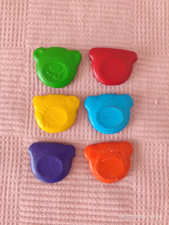 Renkli Ayı Şekilli carioca leke tutmaz boya - Görsel 3