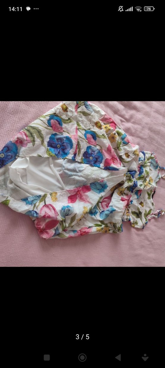 Çiçek Desenli Hamile Midi Boy Elbise - Görsel 3