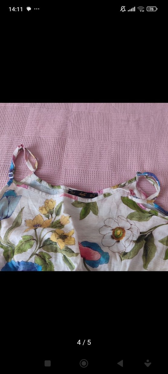 Çiçek Desenli Hamile Midi Boy Elbise - Görsel 2