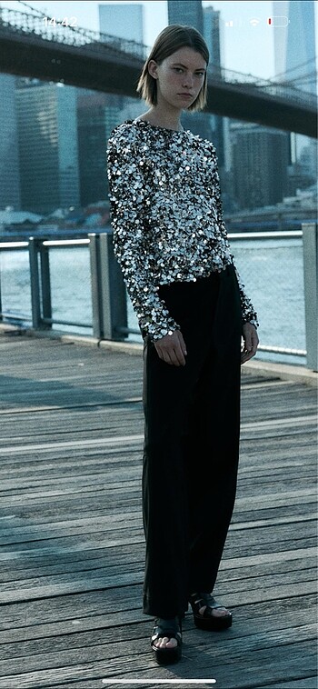 Zara pullu bluz