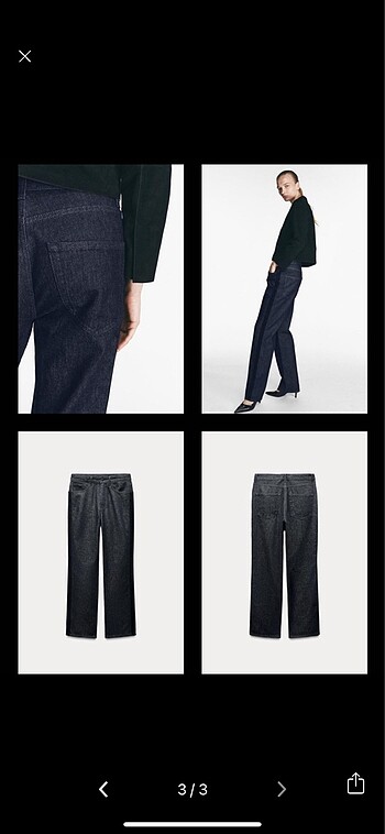 34 Beden Zara kot pantolon