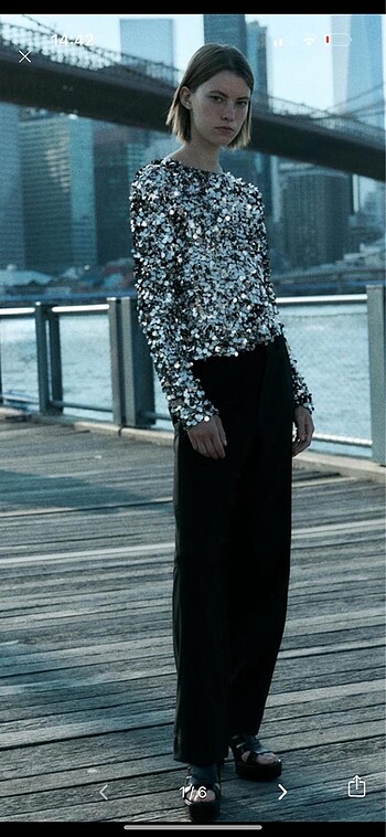 Zara pullu bluz
