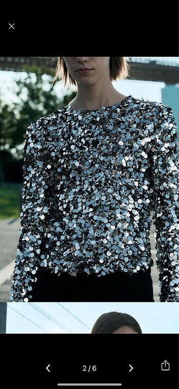 Zara Zara pullu bluz