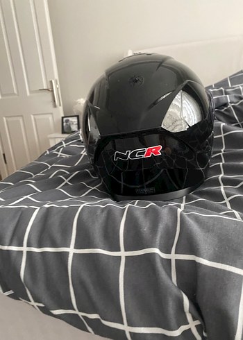 Siyah Camlı NCR kask parlak - Görsel 4