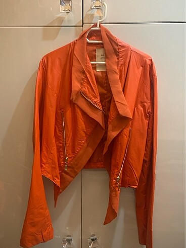 Oranj rengi mevsimlik ceket