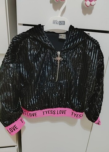 Kız bebek kapüşonlu sweat