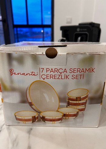 Beyaz Seramik Kase Seti 3'lü #çerezlik - Görsel 4