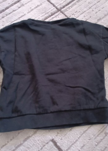 Çocuk Siyah Baskılı Kısa Kollu Tişört Atatürk - Görsel 2