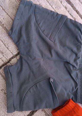 Gri Rahat Kesim Erkek çocuk şort - Görsel 2