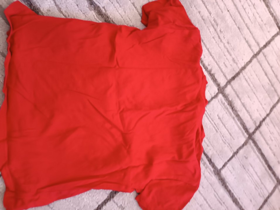 Kısa Kollu Kırmızı Baskılı Atatürk imzalı tişört - Görsel 2