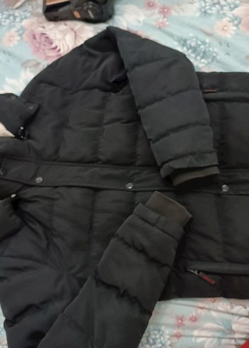 Siyah Erkek Kemerli Mont - Görsel 2