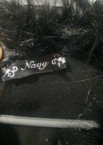 Siyah Kadın Kürk Detaylı Midi Panço - Görsel 3