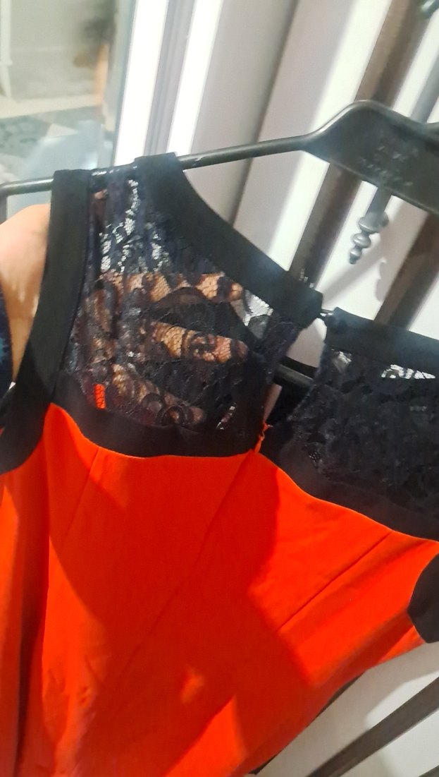 Kırmızı Straplez Midi Abiye Elbise - Görsel 3