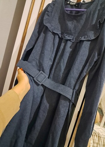 Yüksek Yaka, Salaş Kesim elbise - Görsel 2