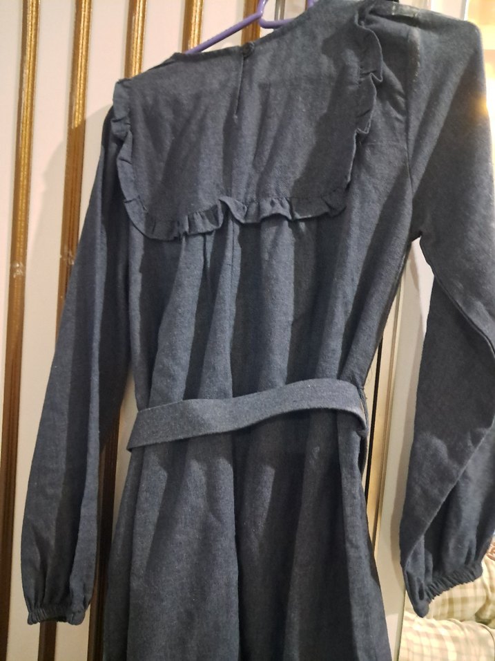 Yüksek Yaka, Salaş Kesim elbise - Görsel 3