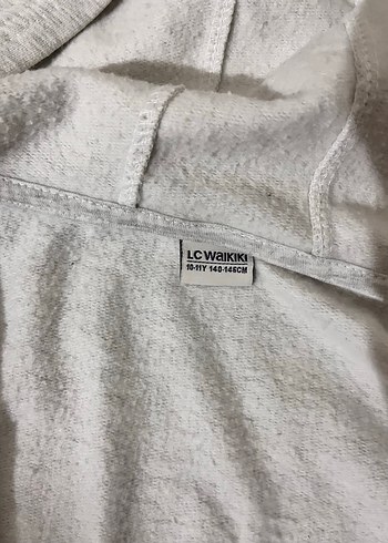 Erkek Çocuk Kapüşonlu Gri Baskılı Ceket - Görsel 3