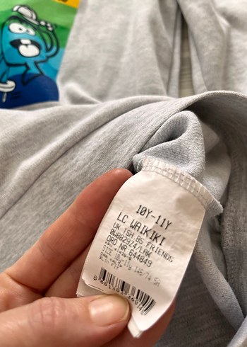 Uzun Kollu Gri Erkek Sweatshirt - Görsel 2