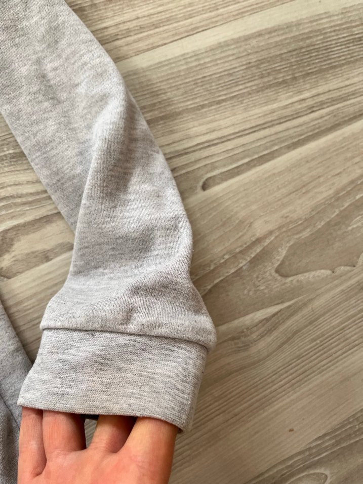 Uzun Kollu Gri Erkek Sweatshirt - Görsel 4