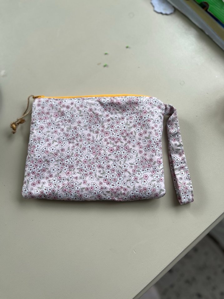 Çiçek Desenli Bohem Kadın Makyaj Çantası - Görsel 2