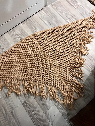 Örgü üçgen ŞAL - Görsel 2