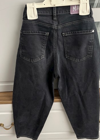5 Yaş Beden Çocuk Siyah Denim Pantolon - Mavi