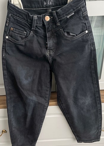 Çocuk Siyah Denim Pantolon - Mavi