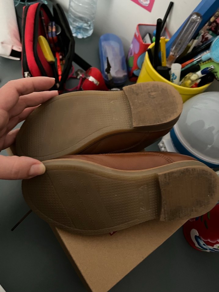 Kahverengi Deri Erkek Çocuk Özel Ayakkabı - Görsel 4