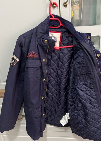 Erkek Çocuk Lacivert Denim Düğmeli Ceket - Görsel 7