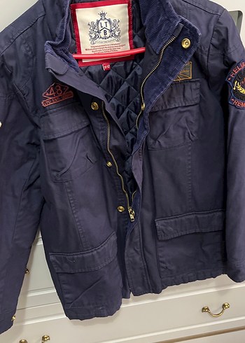 Erkek Çocuk Lacivert Denim Düğmeli Ceket - Görsel 5