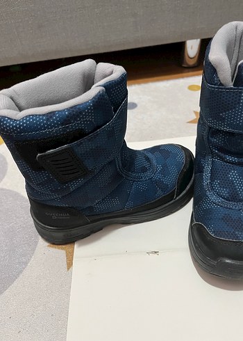 Koyu Mavi Erkek Çocuk Yılan Desenli Bot - Görsel 3