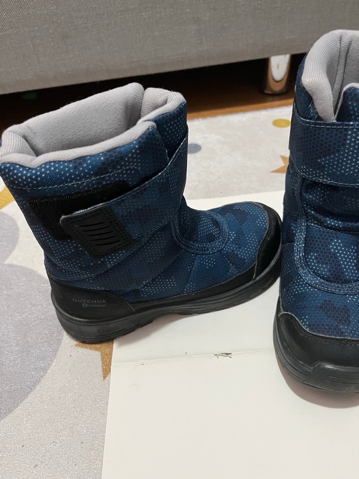 Koyu Mavi Erkek Çocuk Yılan Desenli Bot - Görsel 3