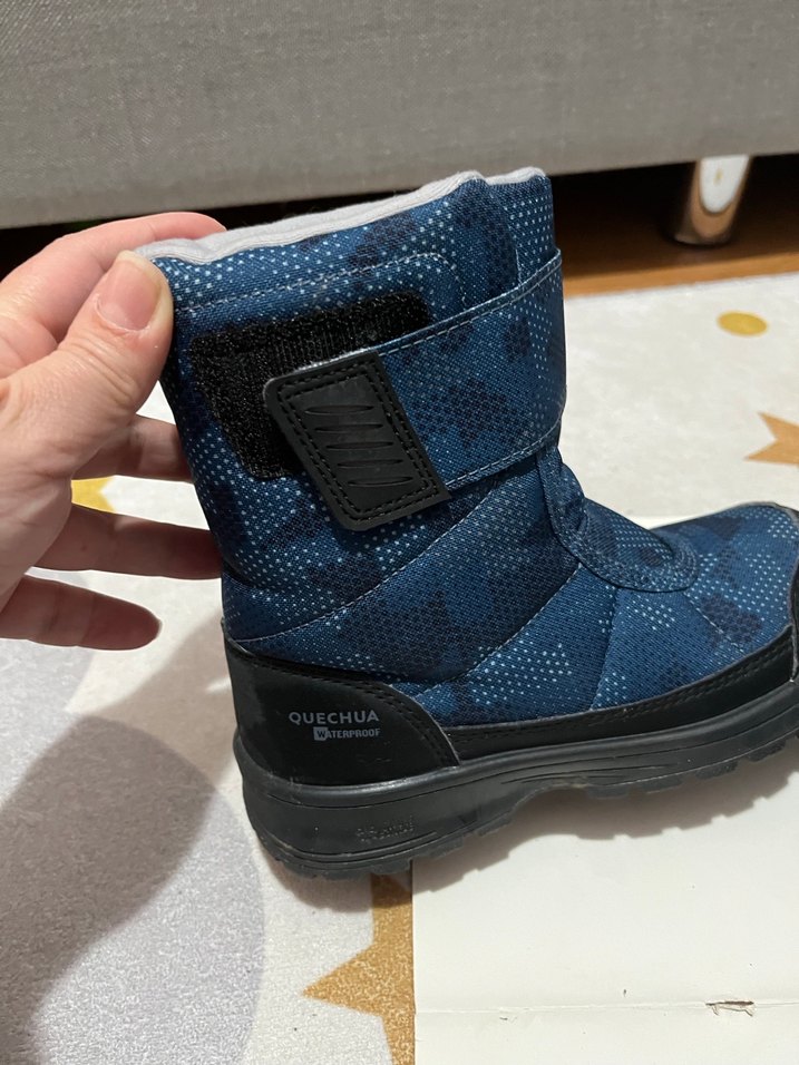 Koyu Mavi Erkek Çocuk Yılan Desenli Bot - Görsel 2