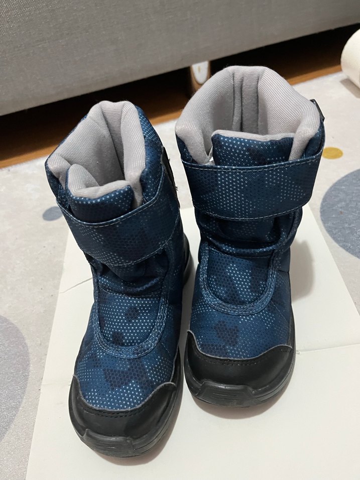 Koyu Mavi Erkek Çocuk Yılan Desenli Bot - Görsel 4