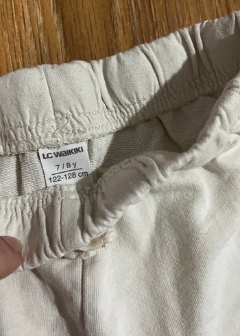 Beyaz Pamuklu Salaş Mini Şort - Görsel 2