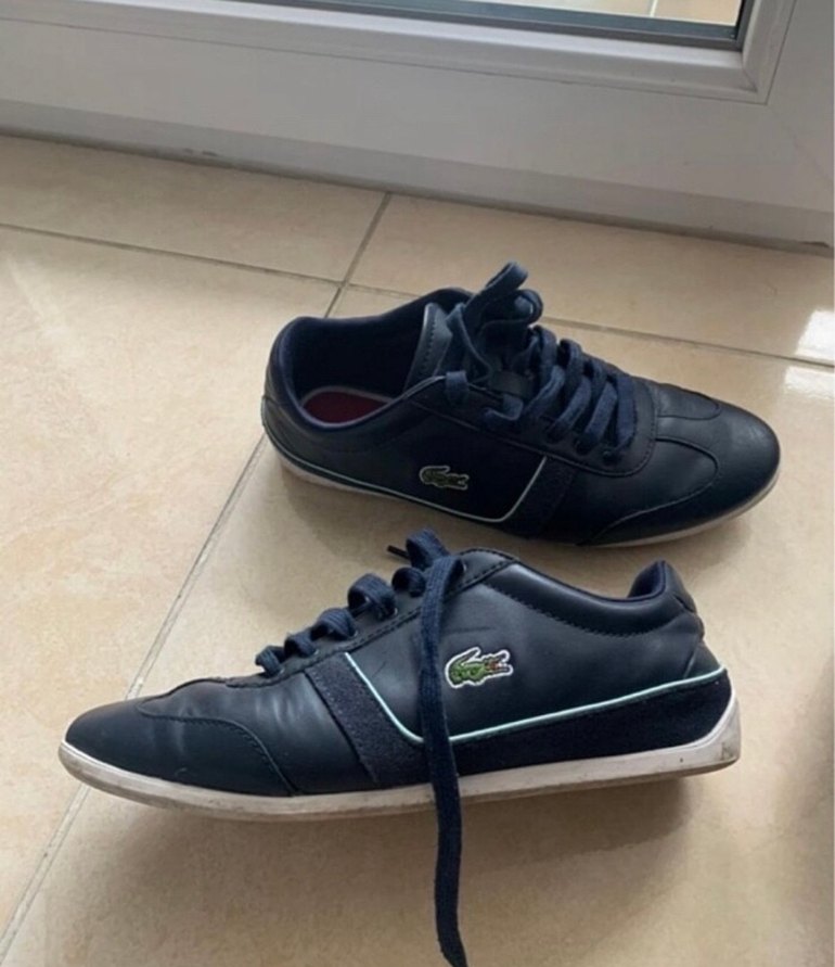 Lacoste Lacivert Bağcıklı Kadın Spor Ayakkabı - Görsel 3