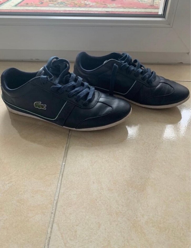 Lacoste Lacivert Bağcıklı Kadın Spor Ayakkabı - Görsel 4