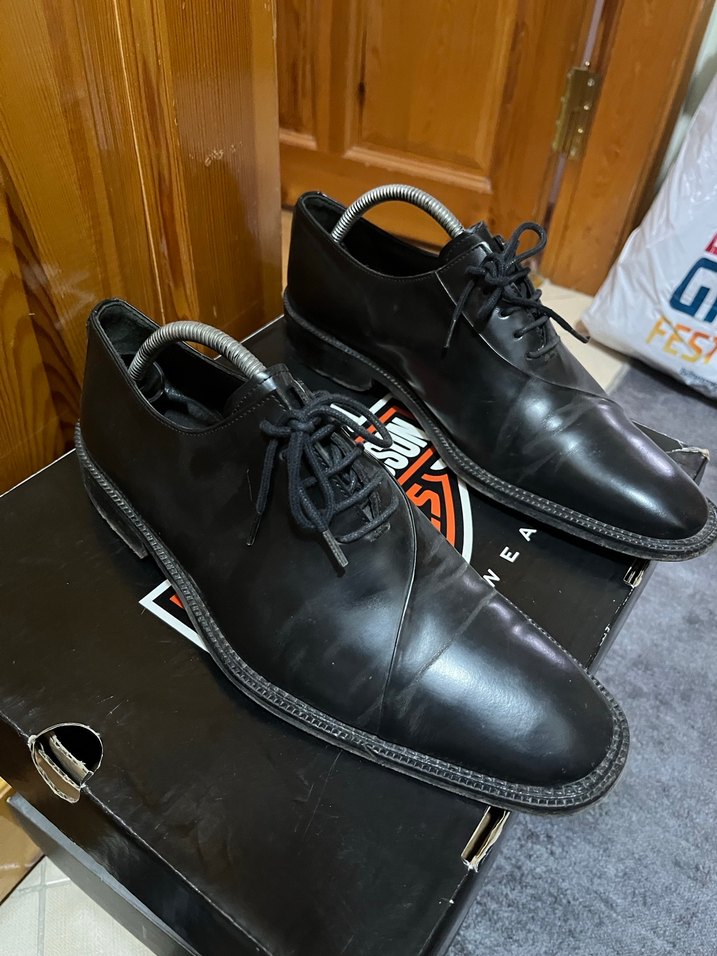 Klasik Siyah Erkek Deri Ayakkabı - Görsel 2