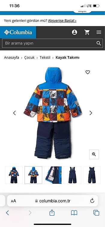 Columbia kayak takımı - Görsel 2