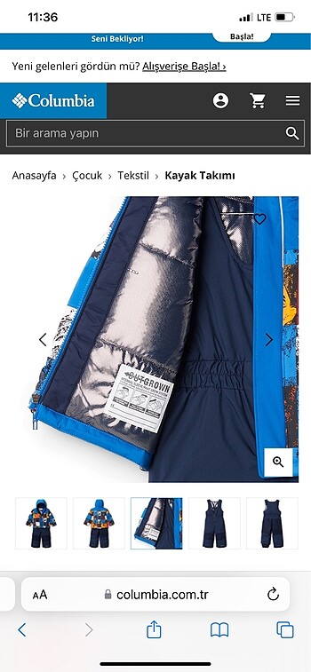 Columbia kayak takımı - Görsel 3