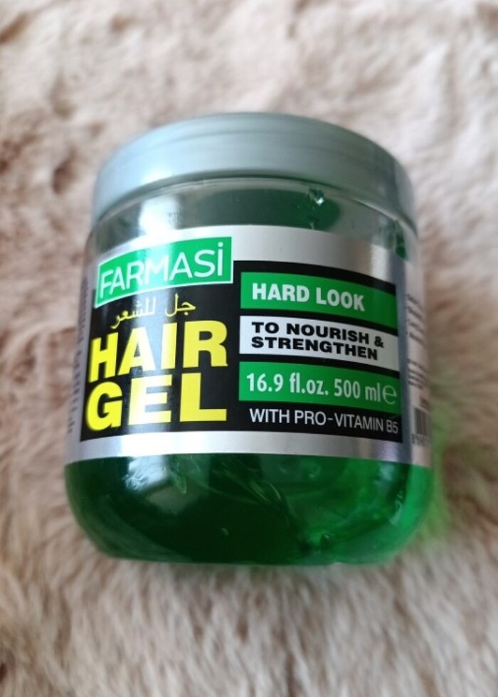 Farmasi Hard Look& to naurish&strengthen 500 ml saç jölesi ( pro - Görsel 2
