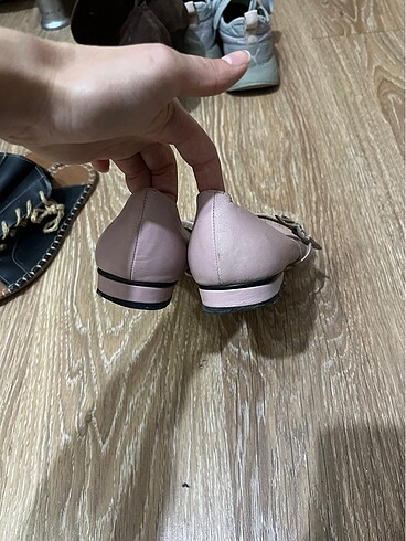 38 Beden Pembe Yeni Moda Babet